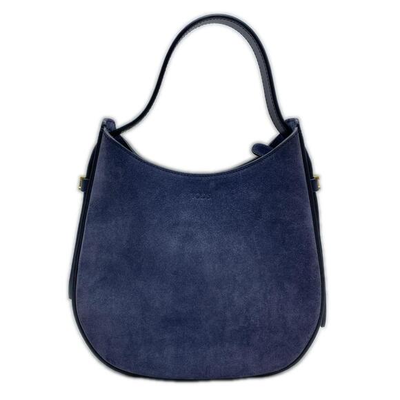 OTHERS Handbags - Tod's TOD’S Suede Leather Oboe Small Shoulder Bag - Handbag Navy Women's